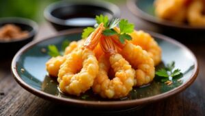 Knusprige Ebi Tempura (Garnelen)