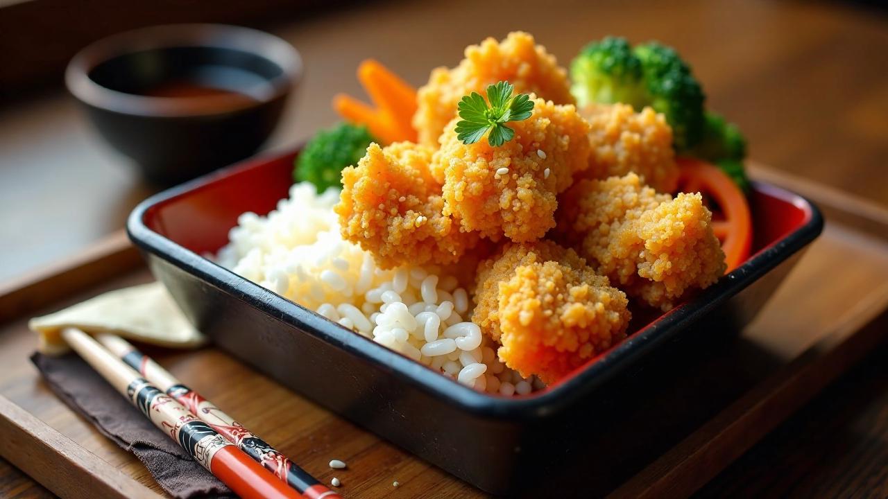 Knuspriger Karaage Bento