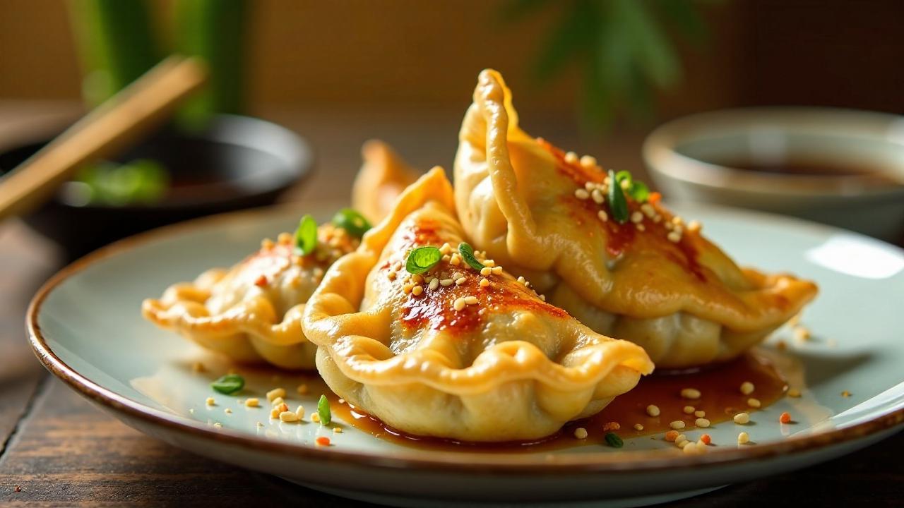 Knuspriges Age Gyoza