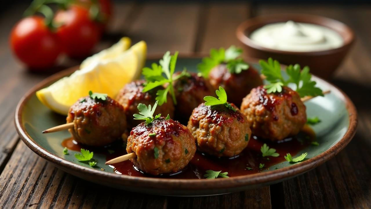 Kofta: Gegrillte Fleischbällchen