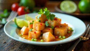 Kokoda-Fisch mit Limetten und Chili