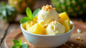 Kokos-Ananas-Eis