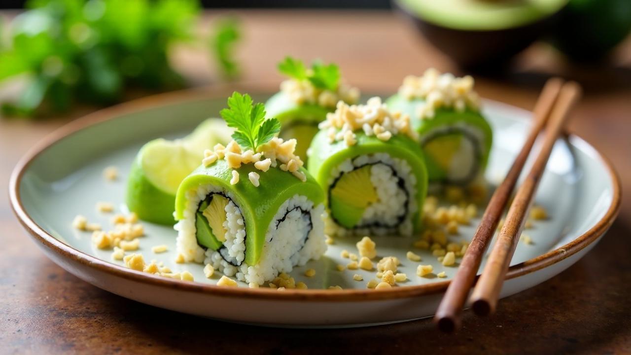 Kokos-Avocado-Sushi