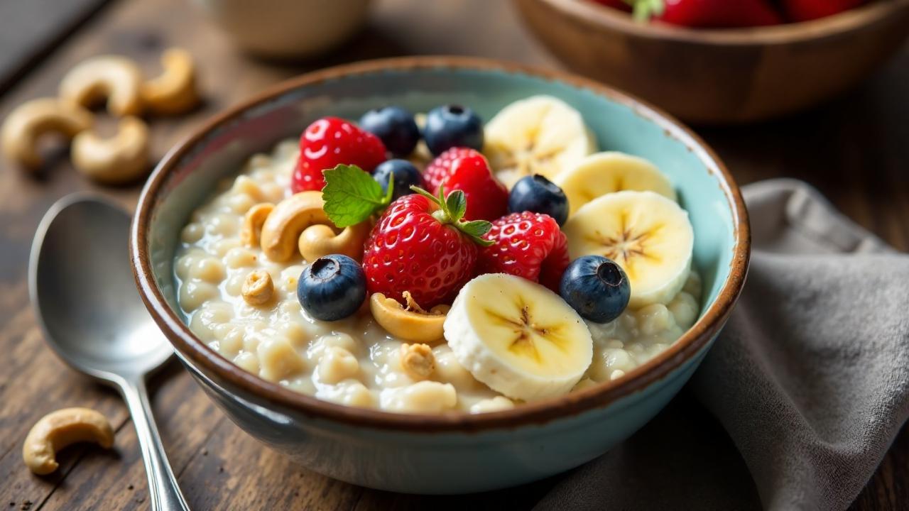 Kokos-Cashew-Porridge