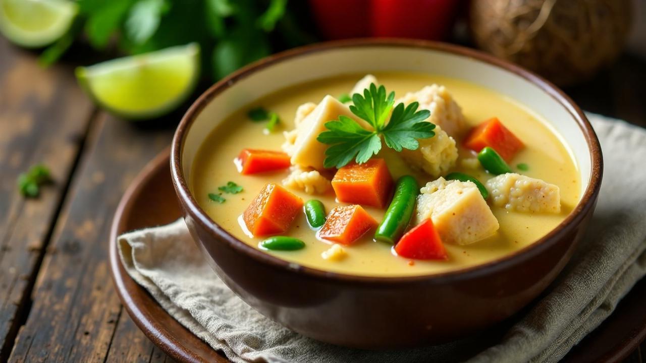 Kokos-Hühnchensuppe (Samoan Lu’au)