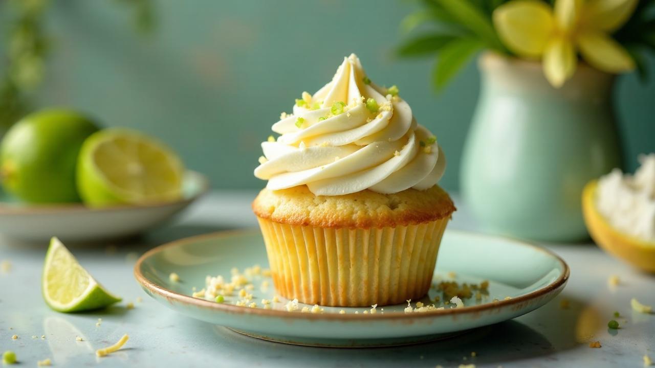 Kokos-Limetten-Cupcakes