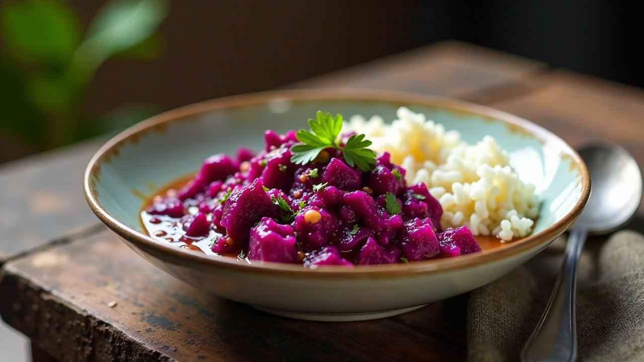 Kokos-Rotkohl-Curry