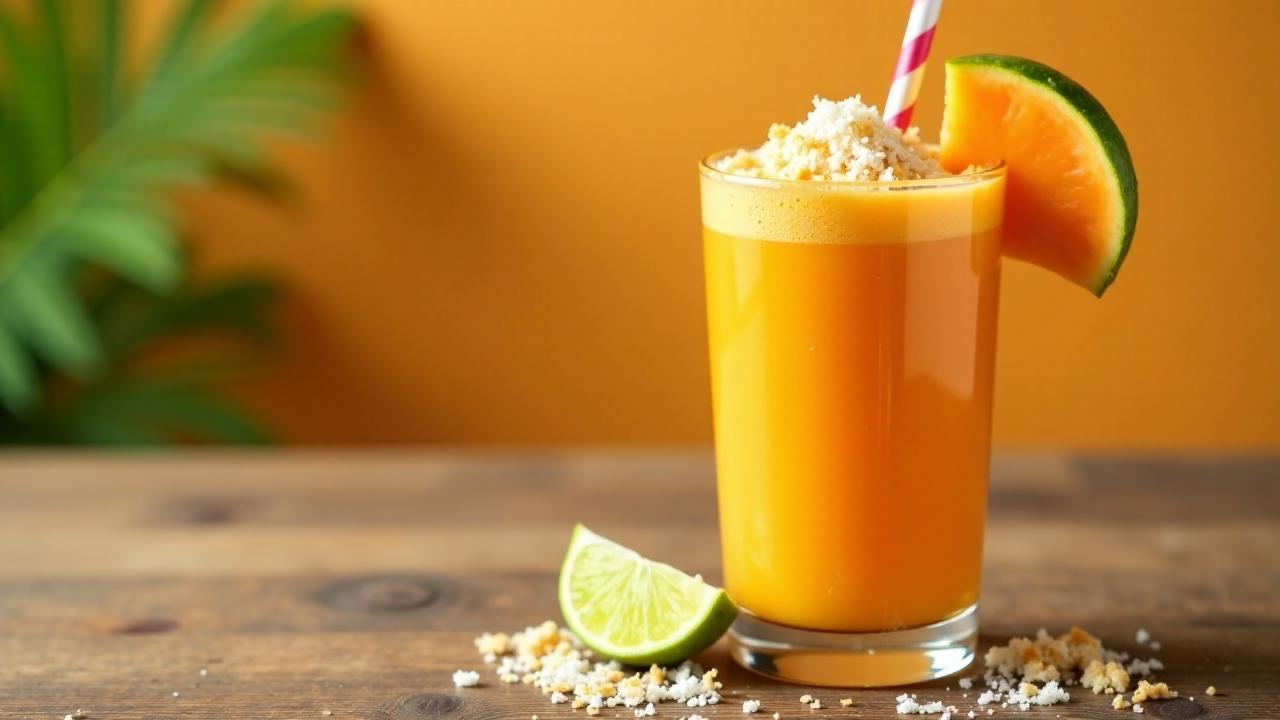 Kokos Papaya Smoothie