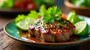 Kokosbeef-Marinade mit Limetten