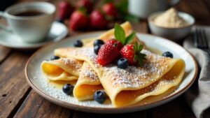 Kokosblütenzucker-Crêpes