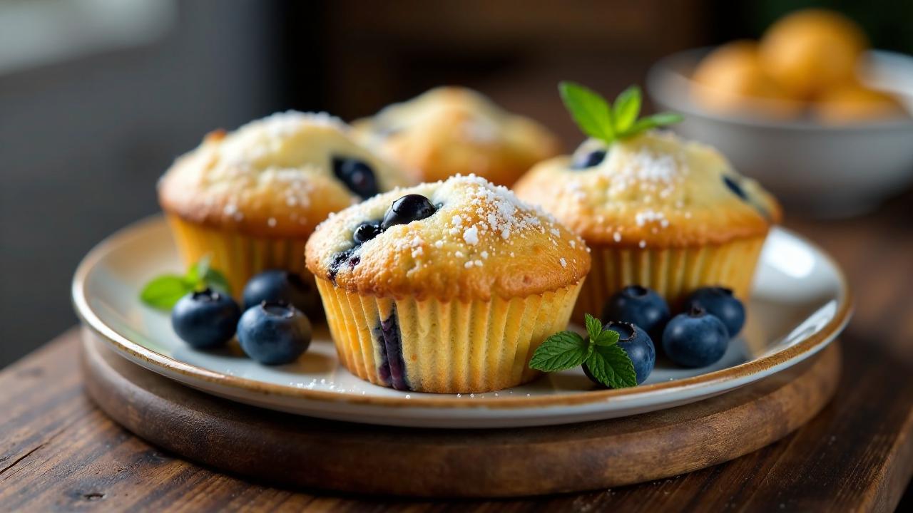 Koloniale Blaubeer-Muffins