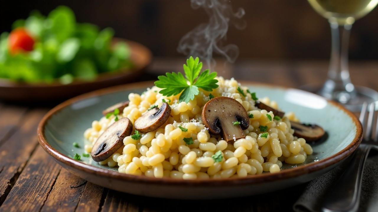 Koloniale Pilz-Risotto