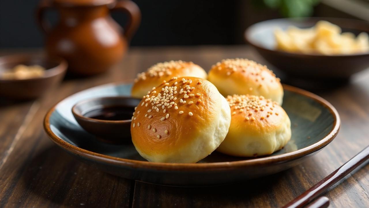 Kompiang: Chinesisch-indonesische Sesambrötchen