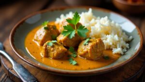 Korma Jhol - Sanftes Fleisch-Curry