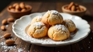 Kourabiedes: Marokkanische Mandelplätzchen