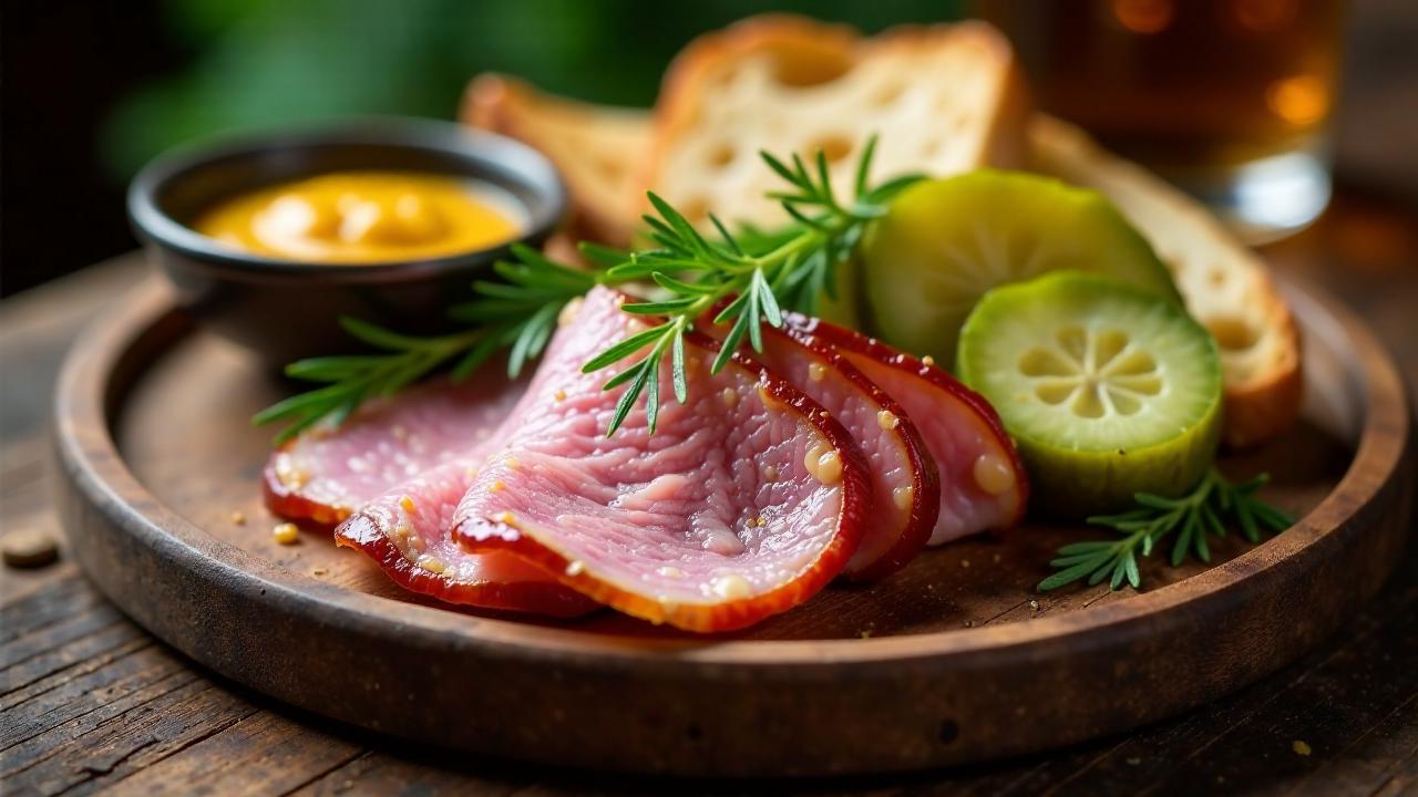 Kūpināts cūkas: Geräuchertes Schweinefleisch