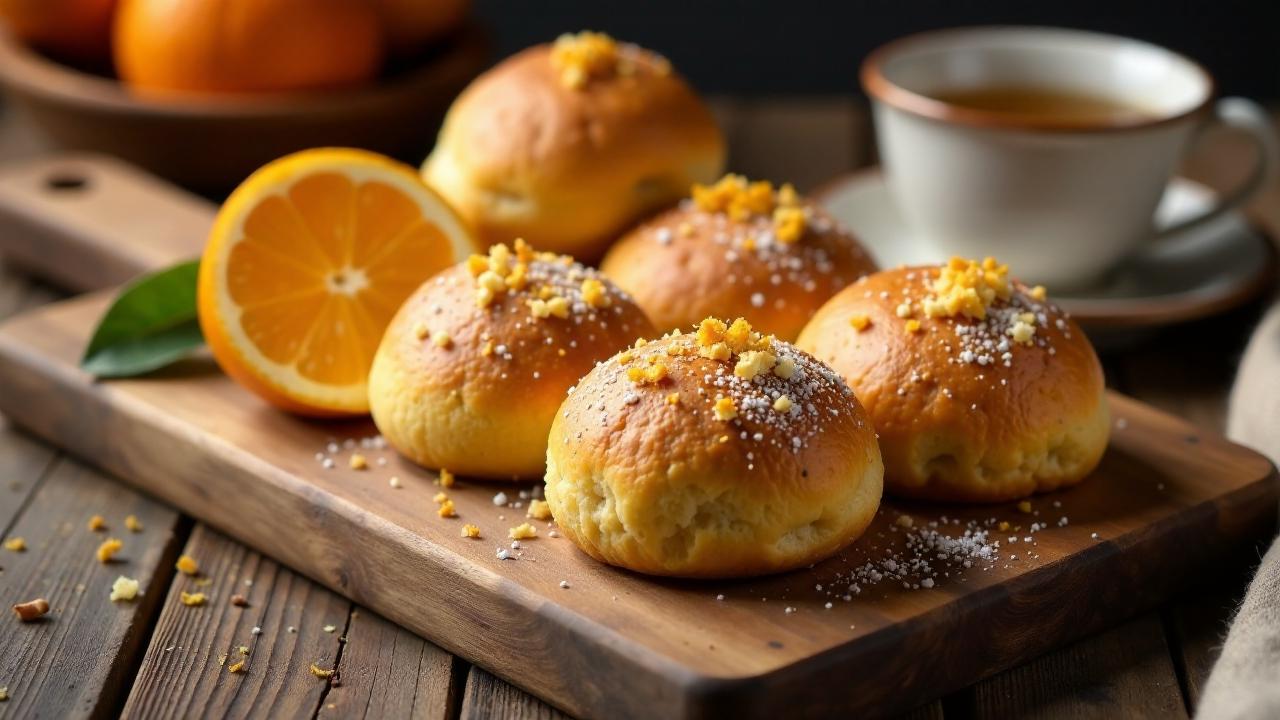 Kürbis-Orangen-Brötchen: Herbstlich