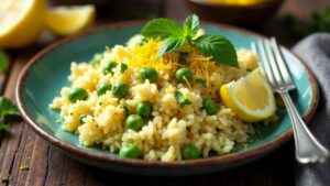 Kräuterreis mit Fava-Bohnen (Baghali Polo)