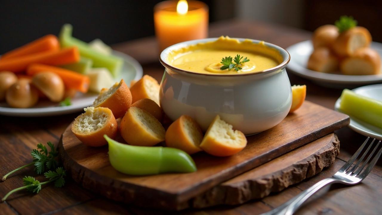 Käse-Fondue mit Taleggio