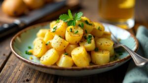 Käsekartoffeln mit Kräutern