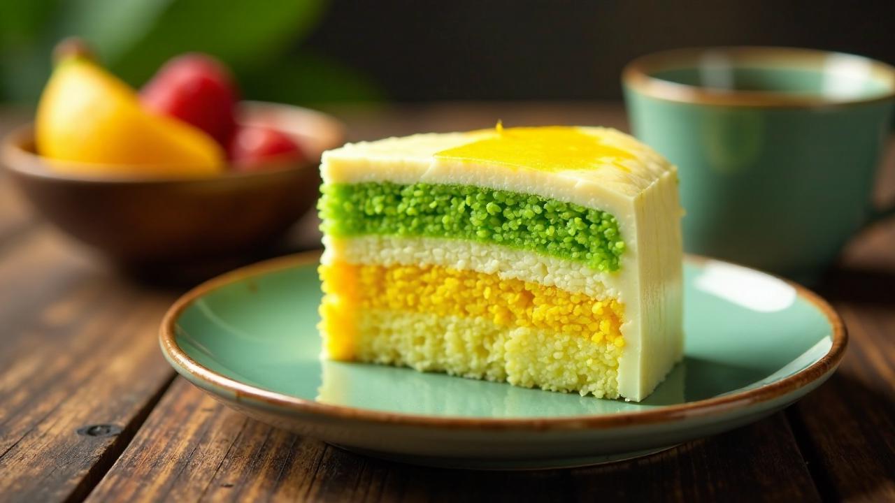 Kue Lapis – Schichtkuchen aus Reismehl