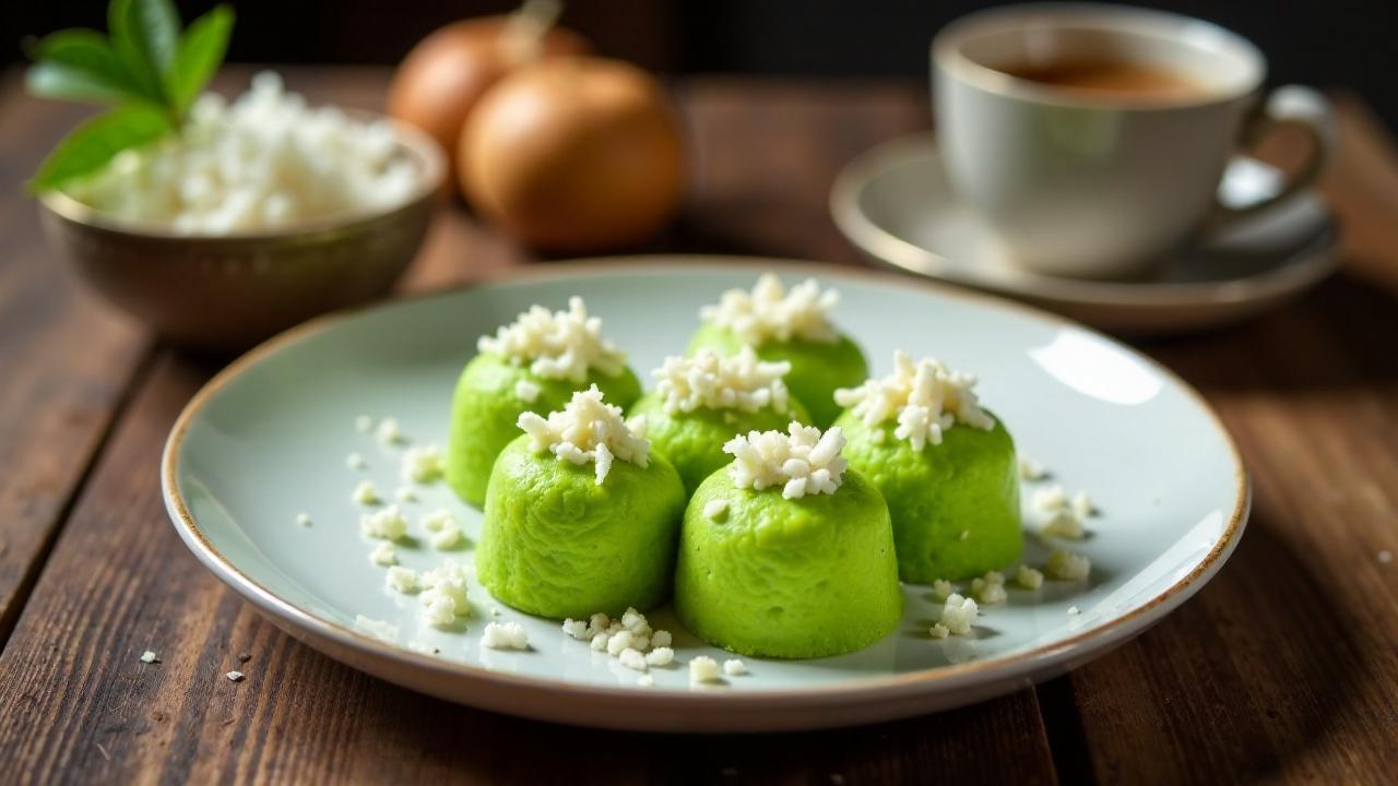 Kuih Kosui - Klebrige Reiskuchen