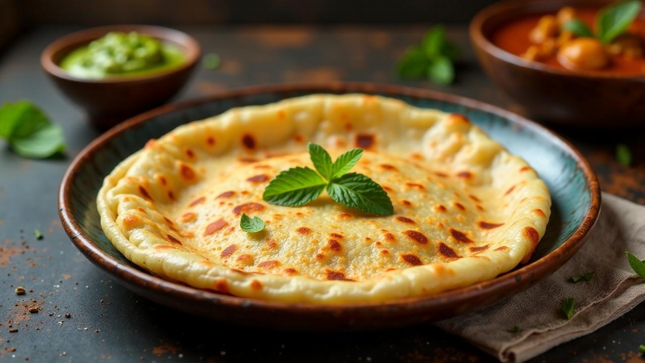 Lachhha Paratha (geschichtete Parathas)