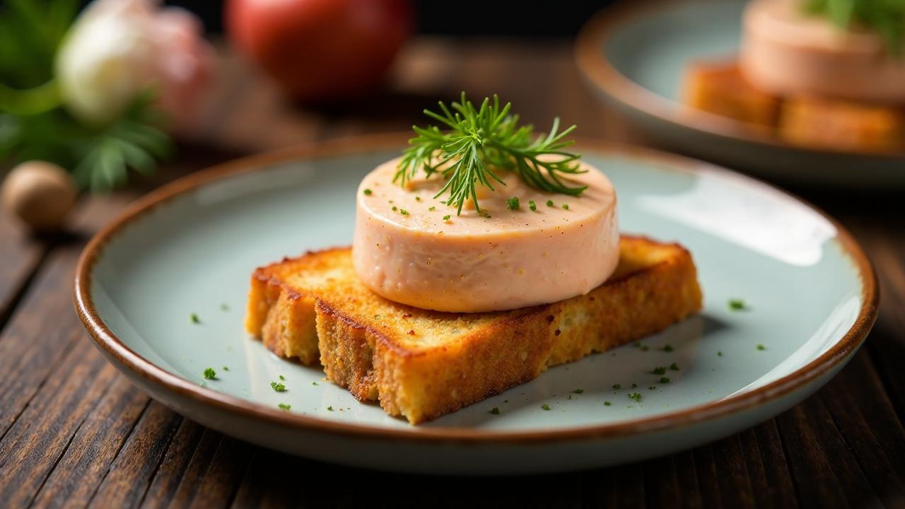 Lachs-Mousse mit Toast