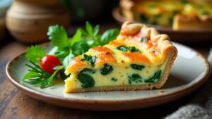 Lachs-Spinat-Quiche