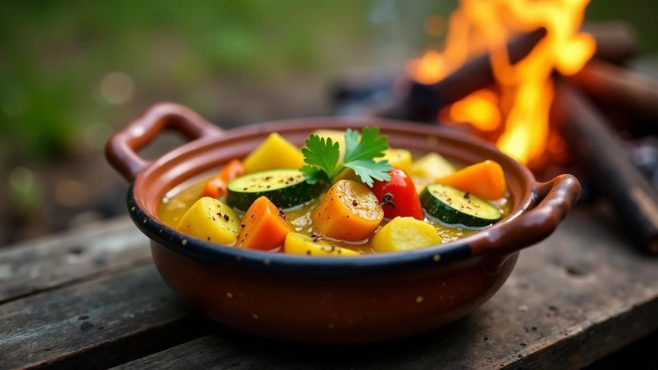 Lagerfeuer-Curry mit Gemüse