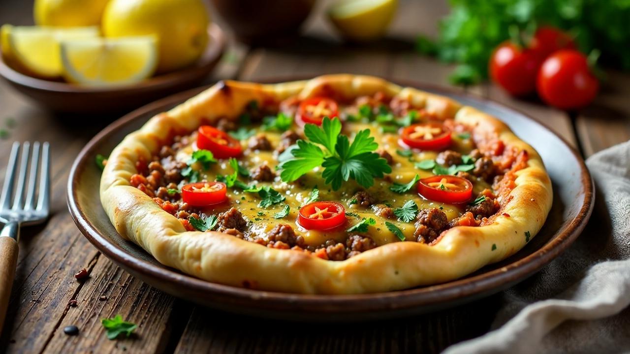 Lahmacun – Türkische Pizza mit Hackfleisch