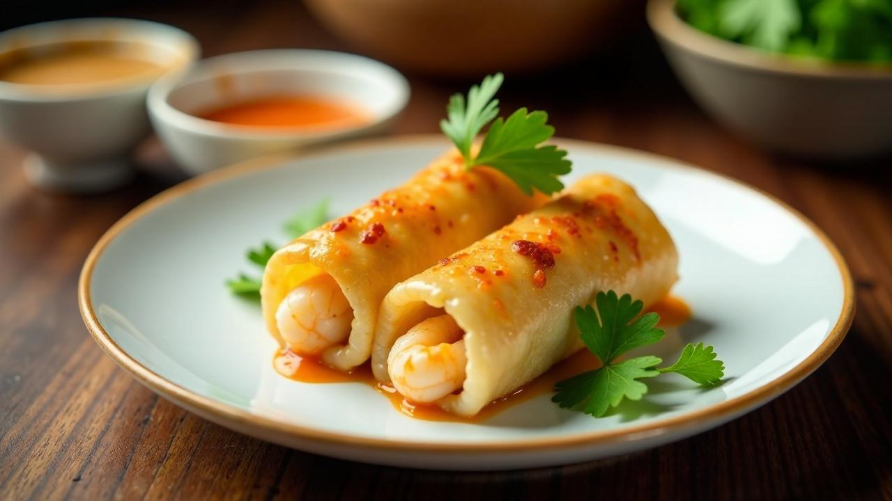 Laksa Prawn Roll