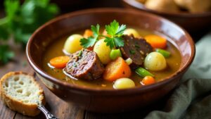 Lamb and Leek Soup - Lamm-Lauch-Suppe