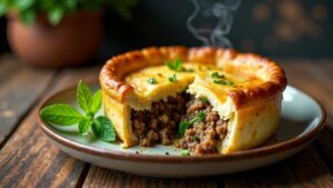 Lamb and Mint Pie - Lamm-Minze-Pie