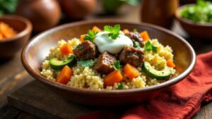 Lamm-Couscous mit Gemüse