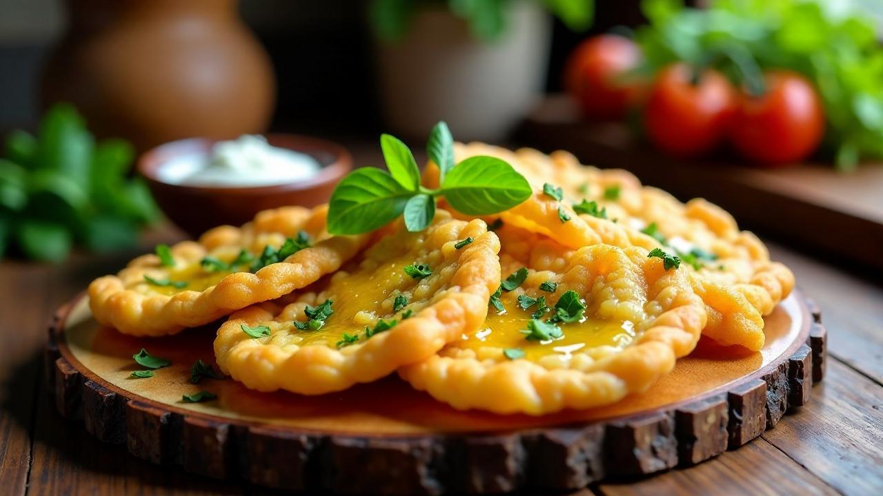 Langoše s Cesnakom (Lángos mit Knoblauch)