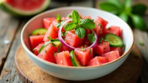 Laotischer Wassermelonensalat