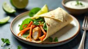 Lau Lau Chicken Wraps