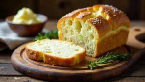 Lauch-Lorbeer-Brot