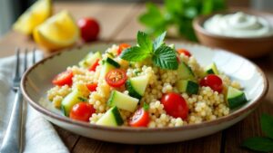 Lauwarmer Couscous-Salat