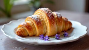 Lavendel-Honig-Croissants