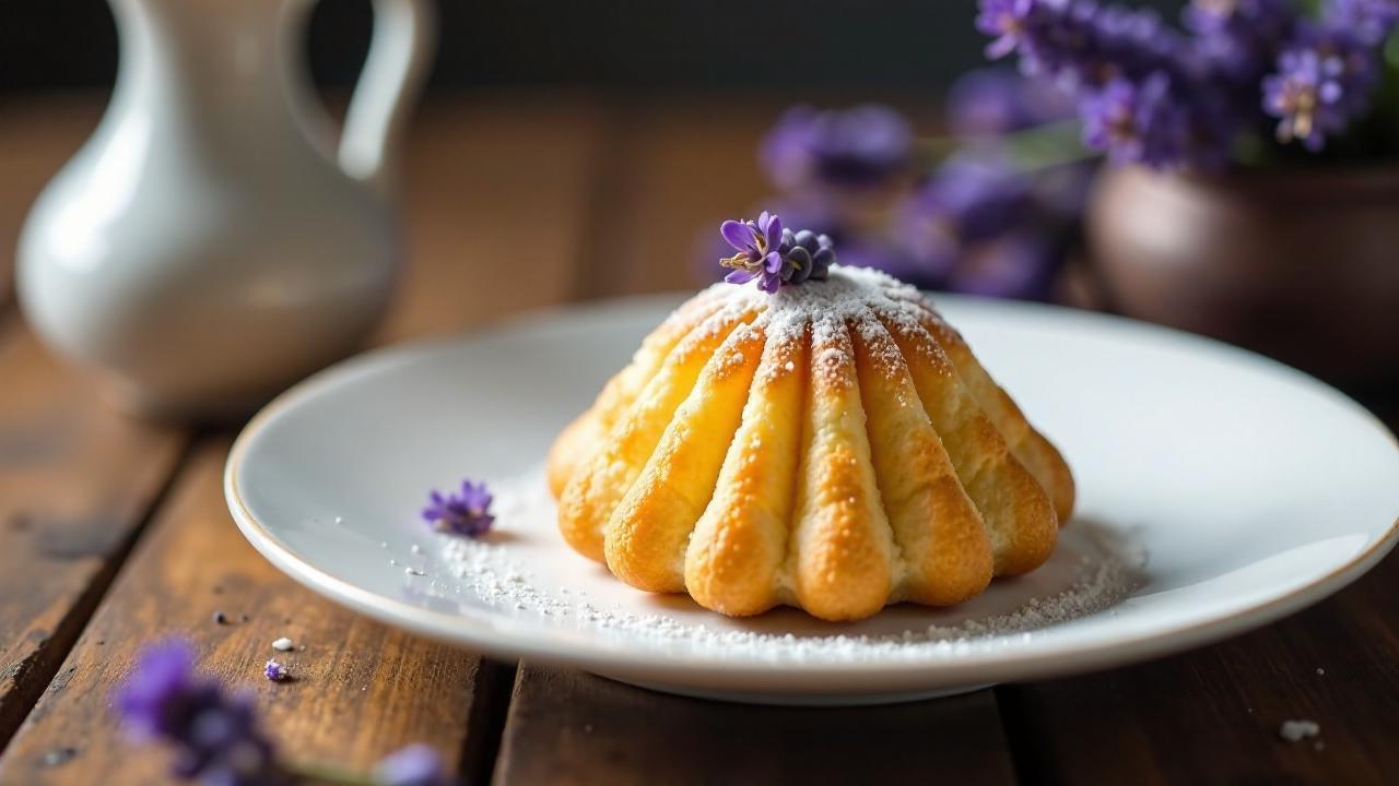 Lavendel-Honig-Madeleines