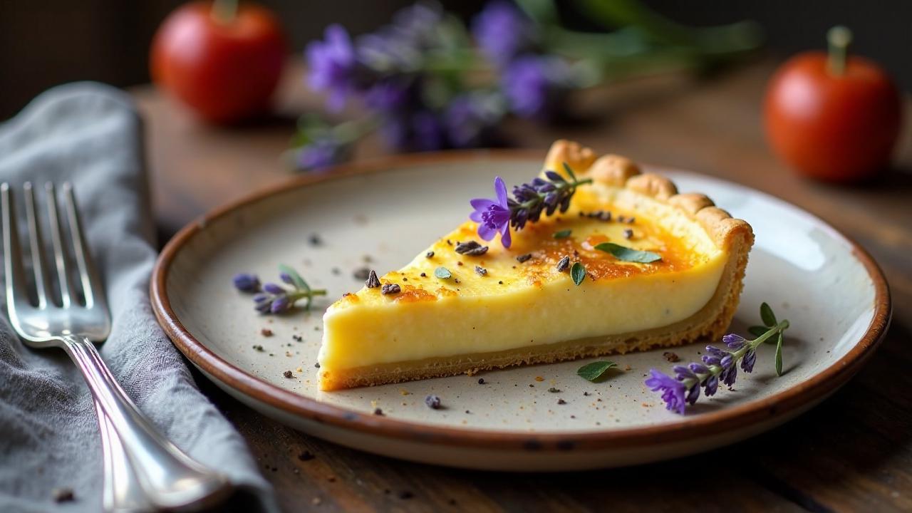 Lavendel-Ziegenkäse-Tarte