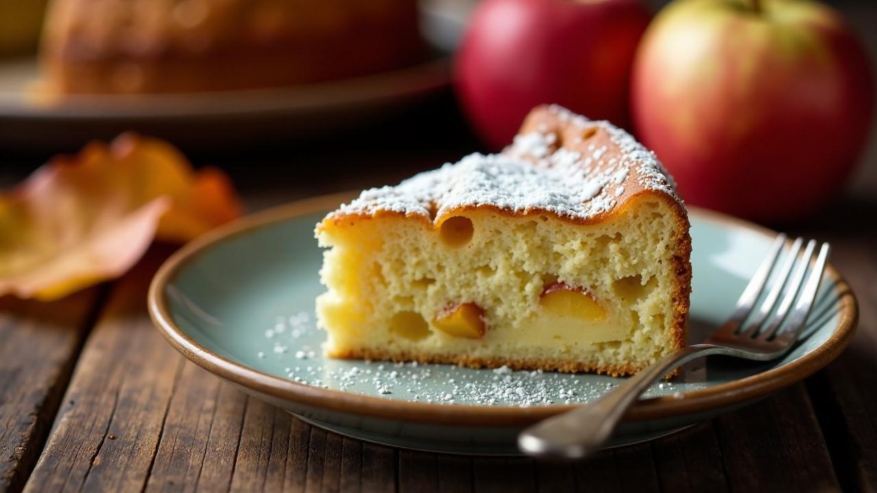 Lübecker Marzipan-Apfeltorte