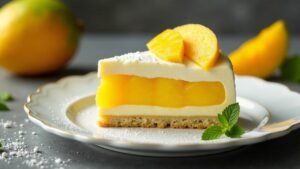 Lübecker Marzipan-Mango-Torte