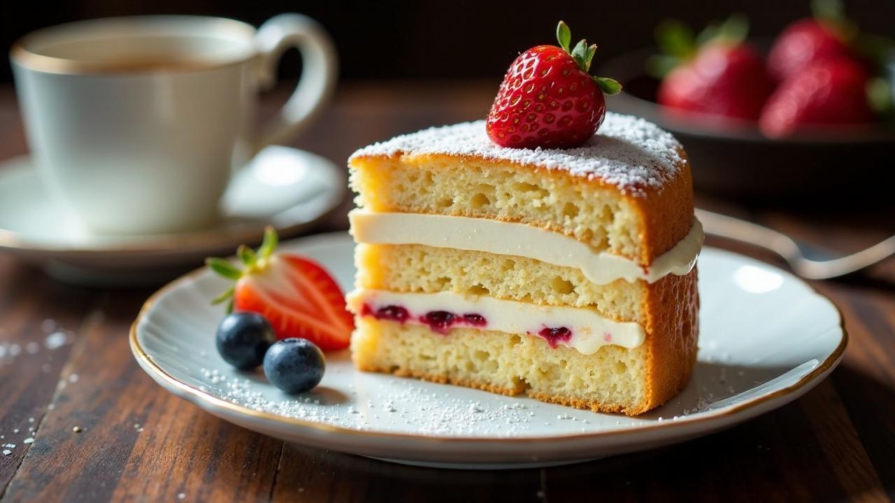 Lübecker Marzipantorte mit Earl Grey