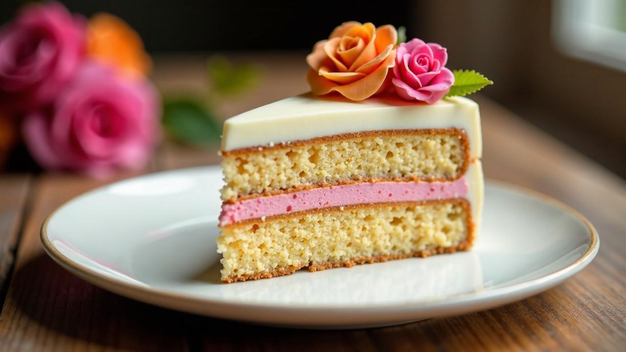 Lübecker Marzipantorte mit Fondant