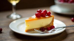 Lübecker Marzipantorte mit Johannisbeeren