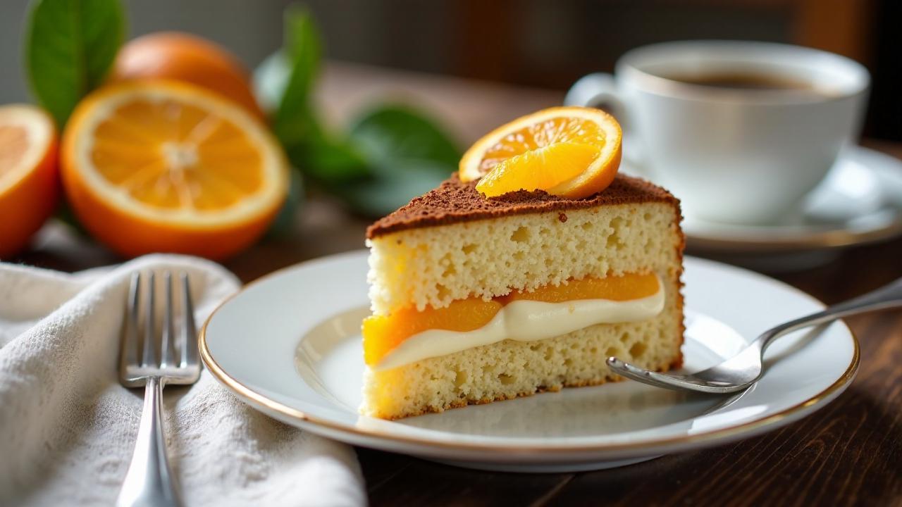 Lübecker Marzipantorte mit Orangenlikör