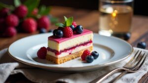 Lübecker Marzipantorte mit Waldbeeren